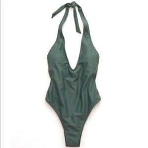 Aerie super plunge one piece swimsuit